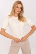 Sweter Damski Model PM-SW-PM-5060.06 Light Beige - Factory Price Sweter Damski Model PM-SW-PM-5060.06 Light Beige - Factory Price
