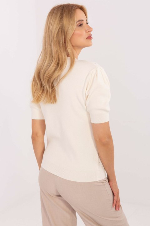 Sweter Damski Model PM-SW-PM-5060.06 Light Beige - Factory Price Sweter Damski Model PM-SW-PM-5060.06 Light Beige - Factory Price