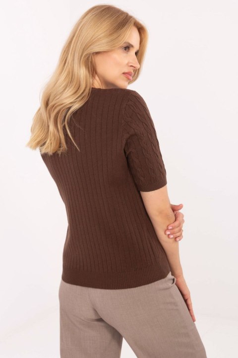 Sweter Damski Model PM-SW-PM-5065.28 Brown - Factory Price Sweter Damski Model PM-SW-PM-5065.28 Brown - Factory Price
