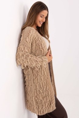 Sweter Kardigan Model MI-SW-0820.85 Beige - Rue Paris