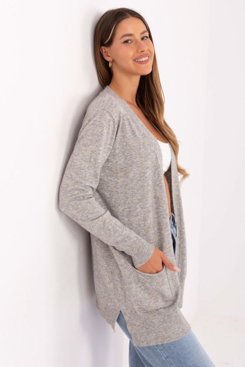 Sweter Kardigan Model PM-SW-8481.01 Grey - Factory Price