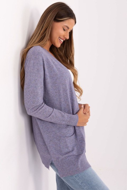 Sweter Kardigan Model PM-SW-8481.01 Light Violet - Factory Price Sweter Kardigan Model PM-SW-8481.01 Light Violet - Factory Price