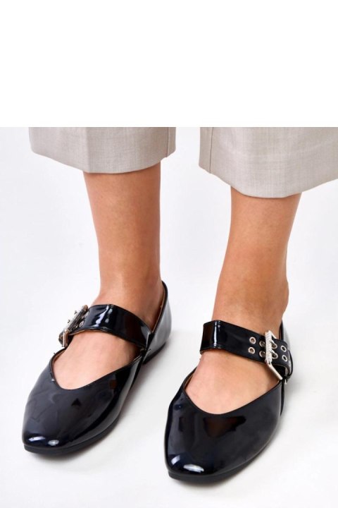 Baleriny Model Damia GL10-1 Black - Solea Baleriny Model Damia GL10-1 Black - Solea