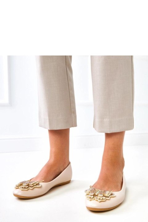 Baleriny Model Gruca GJ3092-2 Beige - Solea