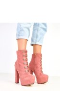 Botki Model Antall AX-31 Pink - Solea