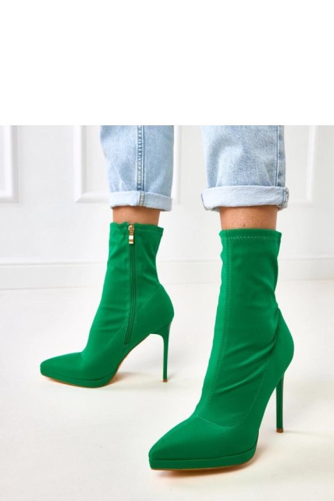 Botki Model Jaime YES-3073-9 Green - Solea Botki Model Jaime YES-3073-9 Green - Solea