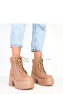 Botki Model Janja 6619-2 Beige - Solea