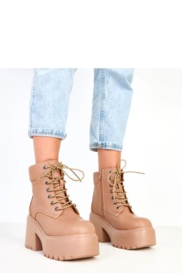 Botki Model Janja 6619-2 Beige - Solea
