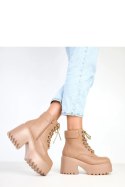 Botki Model Janja 6619-2 Beige - Solea