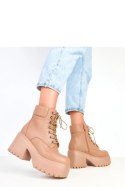 Botki Model Janja 6619-2 Beige - Solea