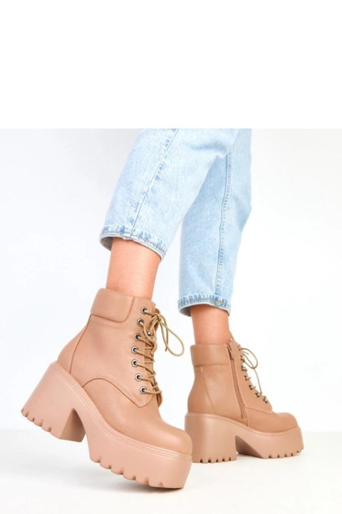 Botki Model Janja 6619-2 Beige - Solea