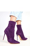 Botki Model Nanila SXX-8 Dark Violet - Solea