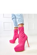 Botki Model Ramla YES-3858-1 Pink - Solea