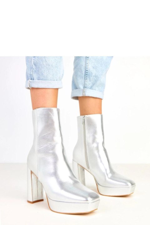 Botki Model Trisha LEI-39 Silver - Solea