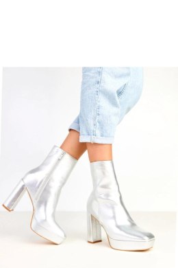 Botki Model Trisha LEI-39 Silver - Solea