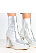 Botki Model Trisha LEI-39 Silver - Solea