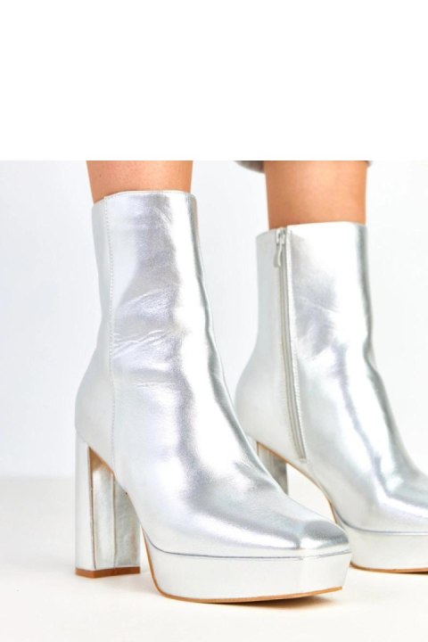 Botki Model Trisha LEI-39 Silver - Solea