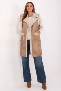 Kamizelka Model IT-KZ-96916.68 Beige - Factory Price Kamizelka Model IT-KZ-96916.68 Beige - Factory Price