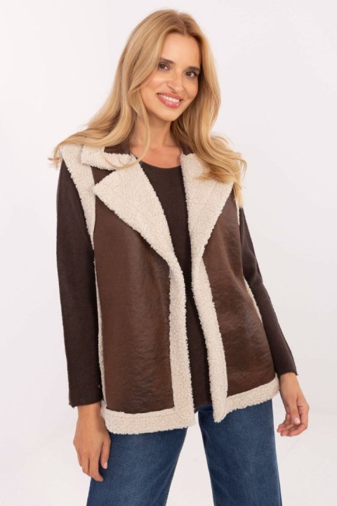 Kamizelka Model IT-KZ-96917.69 Brown - Factory Price