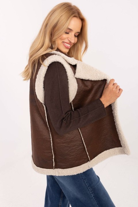 Kamizelka Model IT-KZ-96917.69 Brown - Factory Price Kamizelka Model IT-KZ-96917.69 Brown - Factory Price