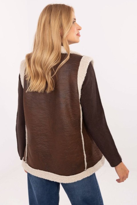 Kamizelka Model IT-KZ-96917.69 Brown - Factory Price Kamizelka Model IT-KZ-96917.69 Brown - Factory Price