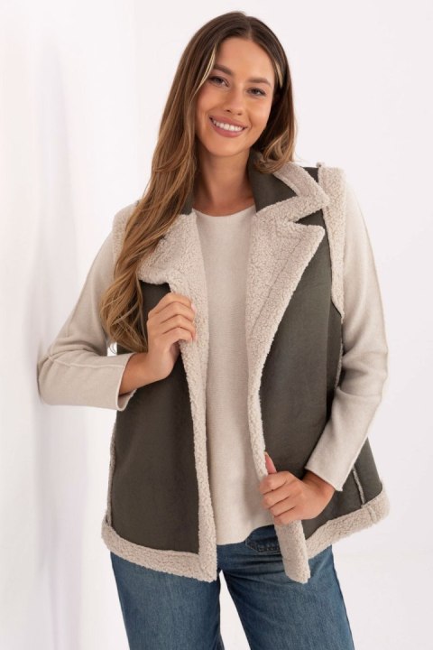 Kamizelka Model IT-KZ-96917.69 Khaki - Factory Price Kamizelka Model IT-KZ-96917.69 Khaki - Factory Price