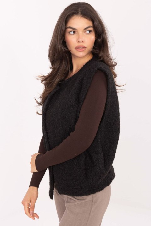 Kamizelka Model IT-KZ-FL9622.29P Black - Rue Paris Kamizelka Model IT-KZ-FL9622.29P Black - Rue Paris