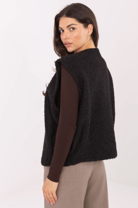 Kamizelka Model IT-KZ-FL9622.29P Black - Rue Paris Kamizelka Model IT-KZ-FL9622.29P Black - Rue Paris