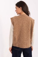 Kamizelka Model IT-KZ-FL9622.29P Camel - Rue Paris Kamizelka Model IT-KZ-FL9622.29P Camel - Rue Paris