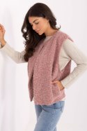 Kamizelka Model IT-KZ-FL9622.29P Dark Pink - Rue Paris Kamizelka Model IT-KZ-FL9622.29P Dark Pink - Rue Paris