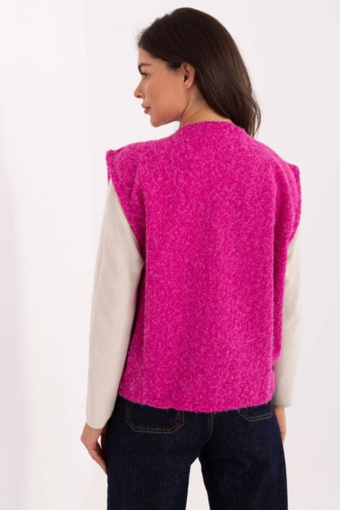 Kamizelka Model IT-KZ-FL9622.29P Fuksja - Rue Paris Kamizelka Model IT-KZ-FL9622.29P Fuksja - Rue Paris