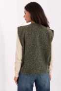 Kamizelka Model IT-KZ-FL9622.29P Khaki - Rue Paris Kamizelka Model IT-KZ-FL9622.29P Khaki - Rue Paris