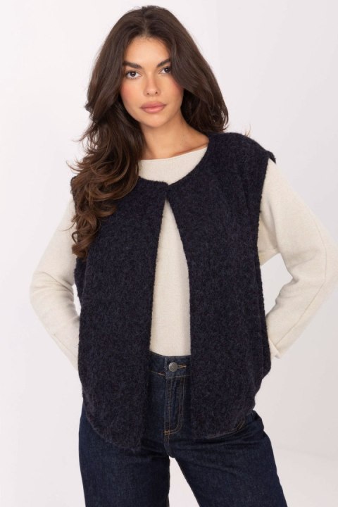 Kamizelka Model IT-KZ-FL9622.29P Navy - Rue Paris Kamizelka Model IT-KZ-FL9622.29P Navy - Rue Paris