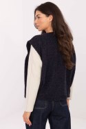 Kamizelka Model IT-KZ-FL9622.29P Navy - Rue Paris Kamizelka Model IT-KZ-FL9622.29P Navy - Rue Paris