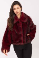 Kurtka Damska Model IT-KR-2502.50 Bordo - Rue Paris Kurtka Damska Model IT-KR-2502.50 Bordo - Rue Paris