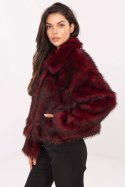 Kurtka Damska Model IT-KR-2502.50 Bordo - Rue Paris Kurtka Damska Model IT-KR-2502.50 Bordo - Rue Paris