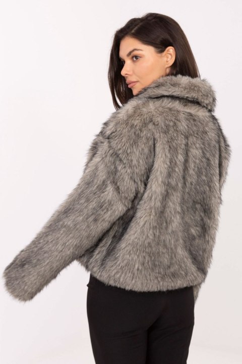 Kurtka Damska Model IT-KR-2502.50 Grey - Rue Paris Kurtka Damska Model IT-KR-2502.50 Grey - Rue Paris