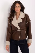 Kurtka Damska Model IT-KR-95701.96 Brown - Factory Price Kurtka Damska Model IT-KR-95701.96 Brown - Factory Price
