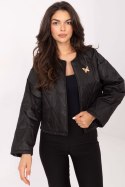 Kurtka Damska Model IT-KR-FL8357.82 Black - Rue Paris Kurtka Damska Model IT-KR-FL8357.82 Black - Rue Paris
