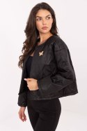 Kurtka Damska Model IT-KR-FL8357.82 Black - Rue Paris Kurtka Damska Model IT-KR-FL8357.82 Black - Rue Paris