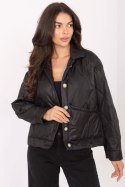 Kurtka Damska Model IT-KR-FL9626.77 Black - Rue Paris Kurtka Damska Model IT-KR-FL9626.77 Black - Rue Paris