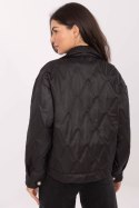 Kurtka Damska Model IT-KR-FL9626.77 Black - Rue Paris Kurtka Damska Model IT-KR-FL9626.77 Black - Rue Paris