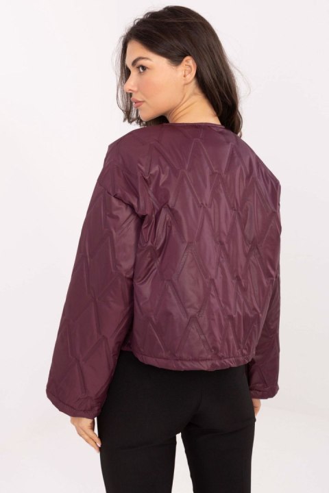 Kurtka Damski Model IT-KR-FL8357.82 Bordo - Rue Paris Kurtka Damski Model IT-KR-FL8357.82 Bordo - Rue Paris