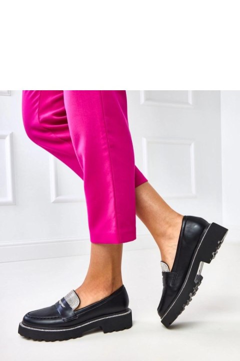 Mokasyny Model Kejti 20822-8 Black - Solea Mokasyny Model Kejti 20822-8 Black - Solea