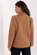 Płaszcz Damski Model IT-KR-FL9559.02P Camel - Rue Paris