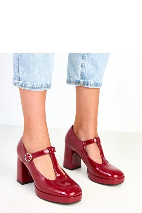 Półbuty Model Adaoha 101-6 Bordo - Solea Półbuty Model Adaoha 101-6 Bordo - Solea