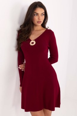 Sukienka Model PM-SK-DF61033.58 Bordo - Factory Price
