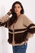 Sweter Damski Model MI-SW-3211.31 Beige - Italy Moda