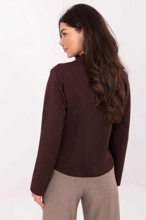 Sweter Damski Model PM-SW-CV6659.86 Dark Brown - Factory Price Sweter Damski Model PM-SW-CV6659.86 Dark Brown - Factory Price