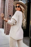Sweter Kardigan Model 630-1 Beige - Numoco